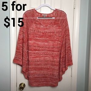 Roz & Ali poncho. Size 2X